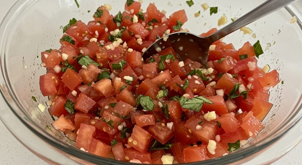 easy bruschetta dip recipe